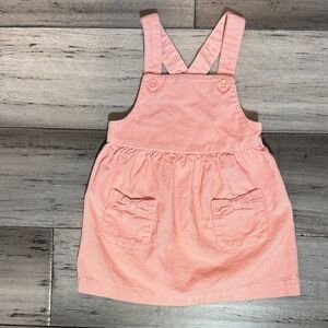 NWOT Pink Corduroy Pinafore Dress for Kids